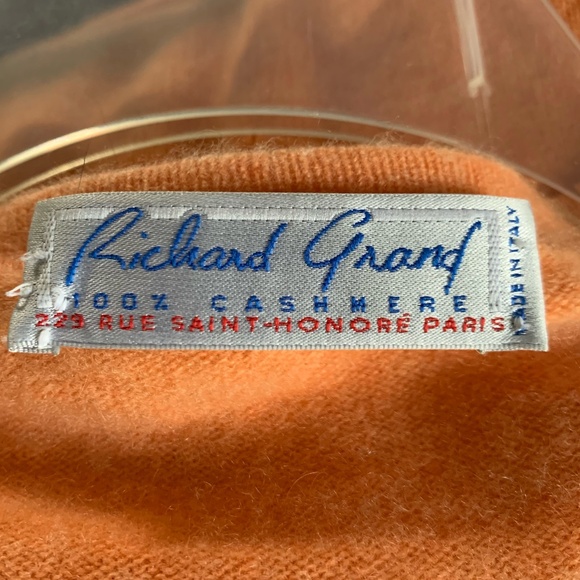 Richard Grand 100% cashmere button down cardigan sweater - Picture 2 of 5